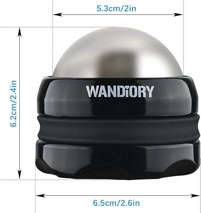 Ice Roller Ball, Cold Hot Massage Muscle Recovery Ball, Stainless Steel