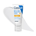 CeraVe Ultra-Light Moisturizing Lotion SPF 30, Sunscreen for Face, 1.7oz