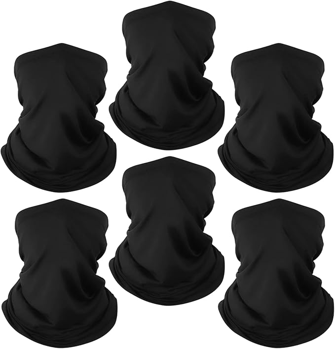 Fivali Neck Gaiter Bandana Face Mask: Cooling Gator Mask Breathable Face Cover Ski Neck Scarf Protection from Dust Sun Wind