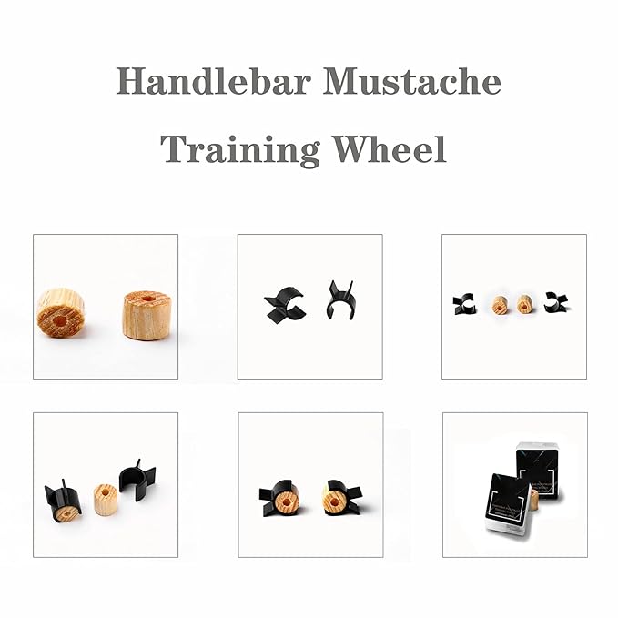 Training Wheels, Mustache Curler, Beard Shaping Tool, Mustache Curler For Men Handlebar Mustache Training Wheel Mustache Styling Template Beard Shaper For Men Father Boy