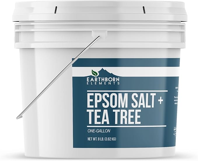 Earthborn Elements, Tea Tree Epsom Salt, 8 Lb