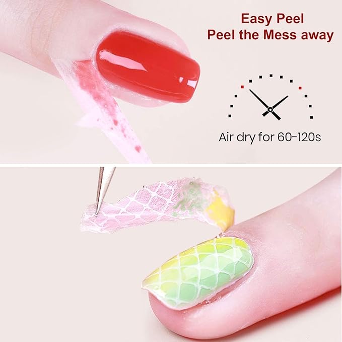 beetles Gel Polish 3 Pcs 15ml No Wipe Gel Top Coat & Base Coat Liquid Latex Set Soak Off LED Nail Lamp Gel Base Top Coat Finish Nails Cuticle Guard Nail Art Design Manicure Kit
