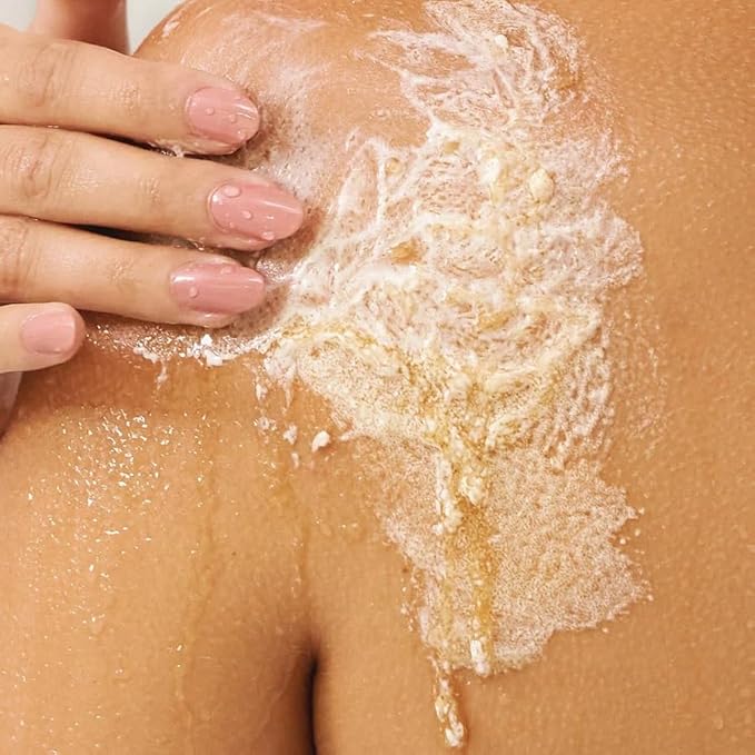 LALICIOUS Sugar Coconut Exfoliating & Moisturizing Body Scrub | Sugar & Coconut Oil | Pre-Shave Scrub for Ingrown Hairs & Razor Bumps | Gently Buffs & Smooths Sensitive Skin | No Parabens | Large 16oz