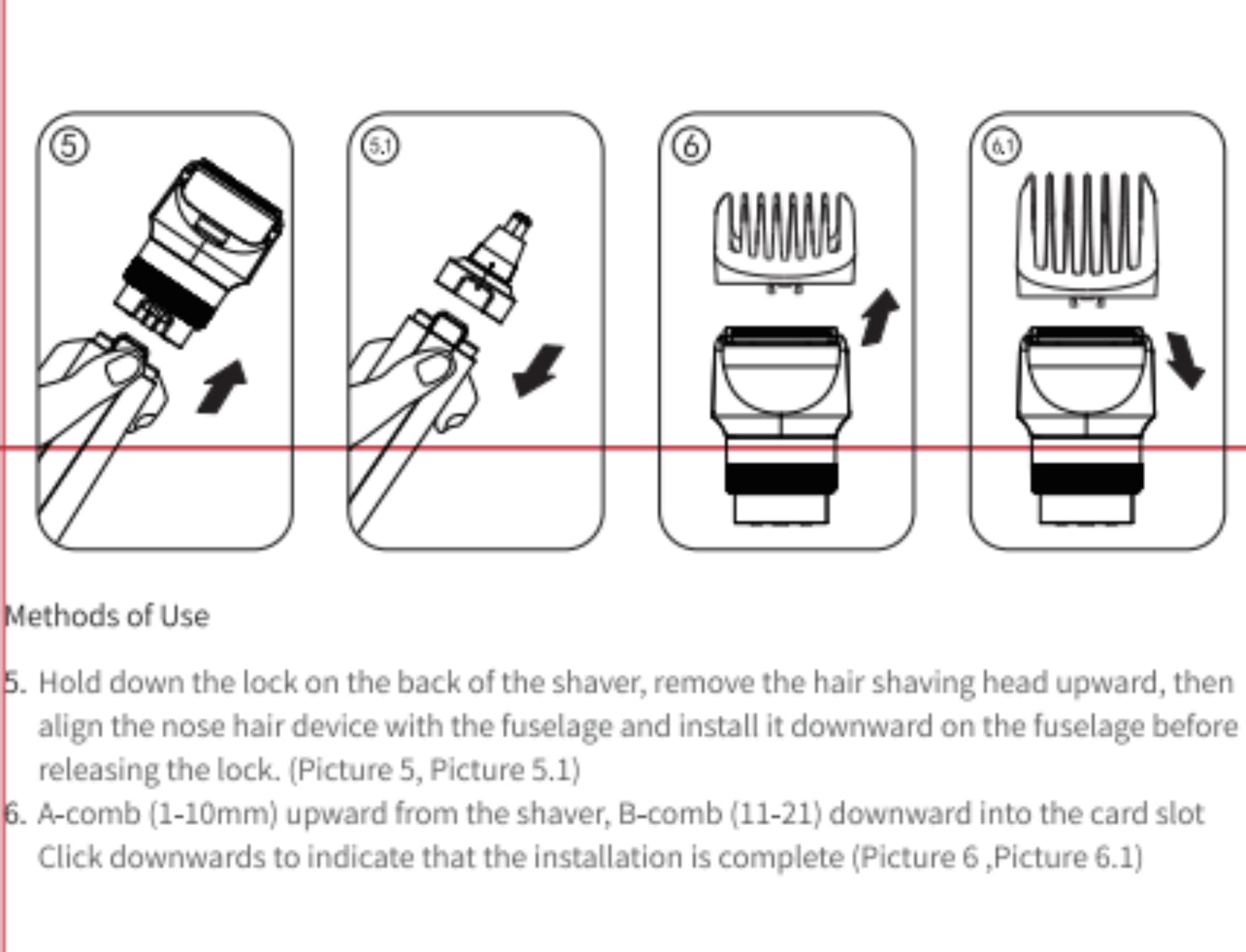 kensen Beard Trimmer for Men, 42 Adjustable Length Setting Mustache Trimmer