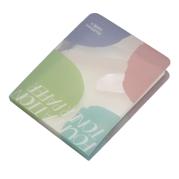 Makeup Mixing Palette, 2pcs Liquid Palette Paper Disposable Makeup Coloring Paper with Mixing Stick