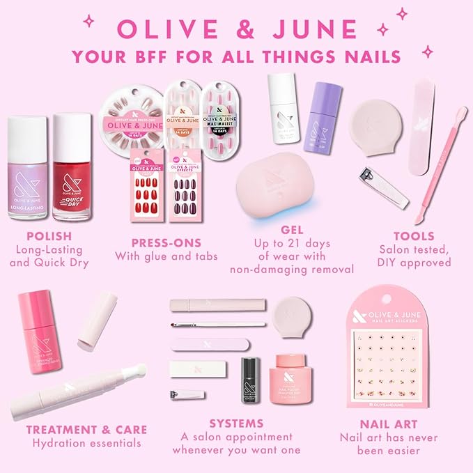 Olive & June Cuticle Serum | Fast-Absorbing, Non-Greasy Hydration with a No-Mess Tip | Fragrance-Free, Dermatologist-Tested | Vegan & Cruelty-Free Nail Treatment