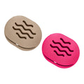 TIKIUKI 2PCS Makeup Sponge Holder Beauty Blender Bolder Makeup Sponge Case Breathable Make Up Sponge Case Essentials Suitable for Business or Travel（Khaki+Gery）