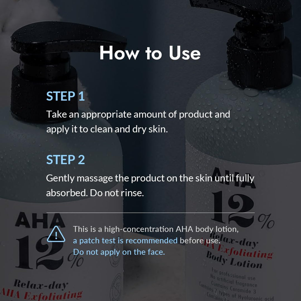 VILLAGE11FACTORY Relax Day AHA 12% Exfoliating Body Lotion