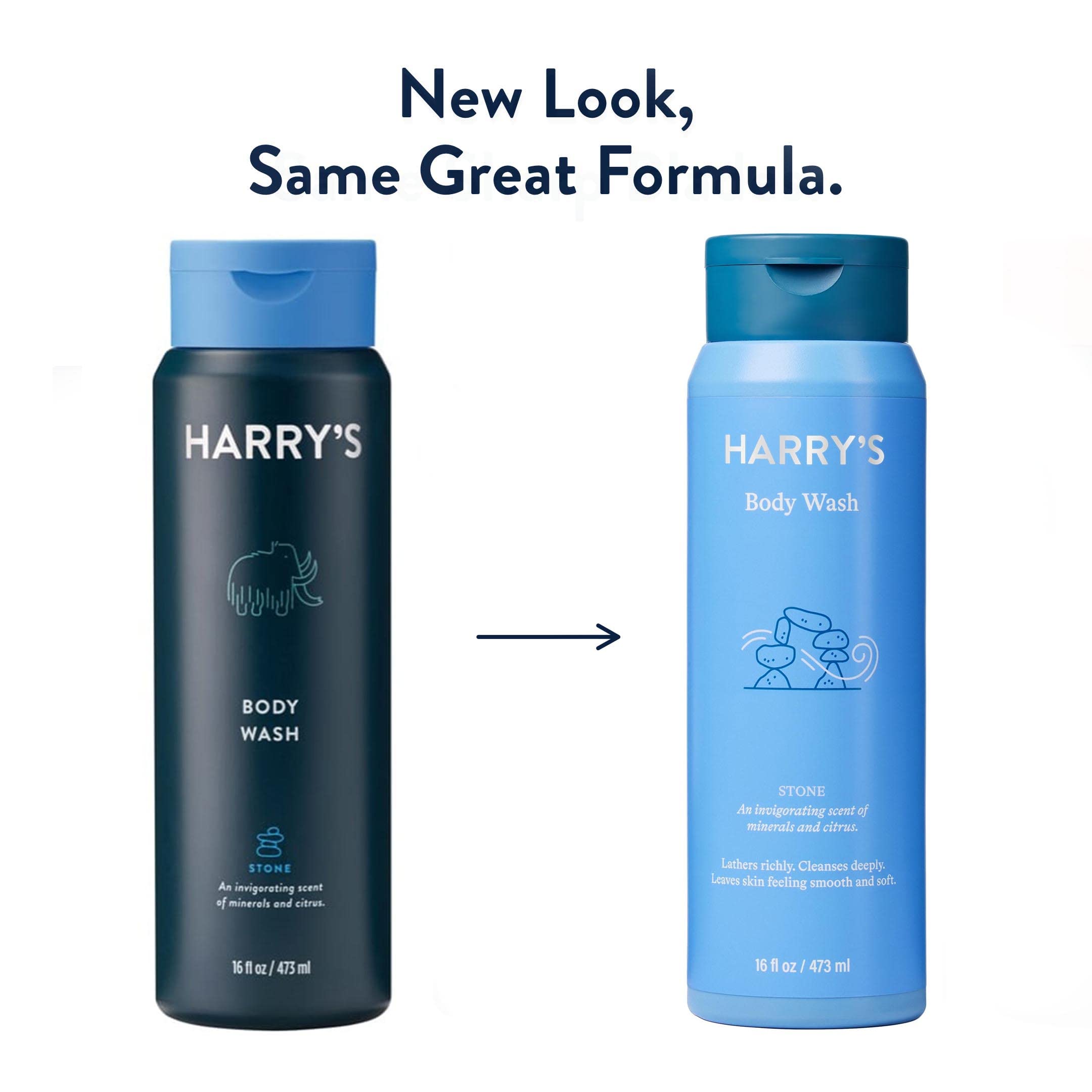 Harry's Men's Body Wash - Body Wash for Men - Variety Pack - 16 Fl oz , Pack of 4 (Packaging May Vary)
