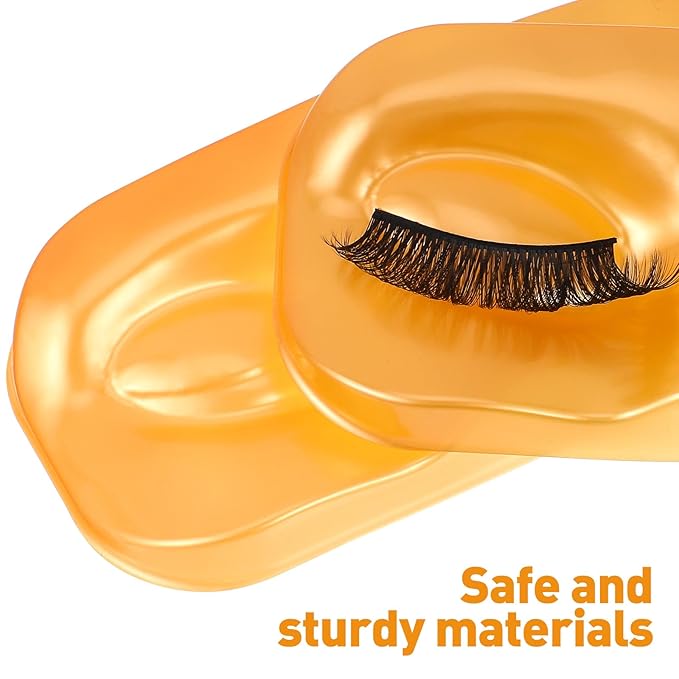 12pcs Assorted Color Lash Trays for False Eyelash Storage, Thickened Pvc Eyelash Holders, 4.52 X 2.16 X 0.62 Inch Organizer for Lash Techs and Beginners