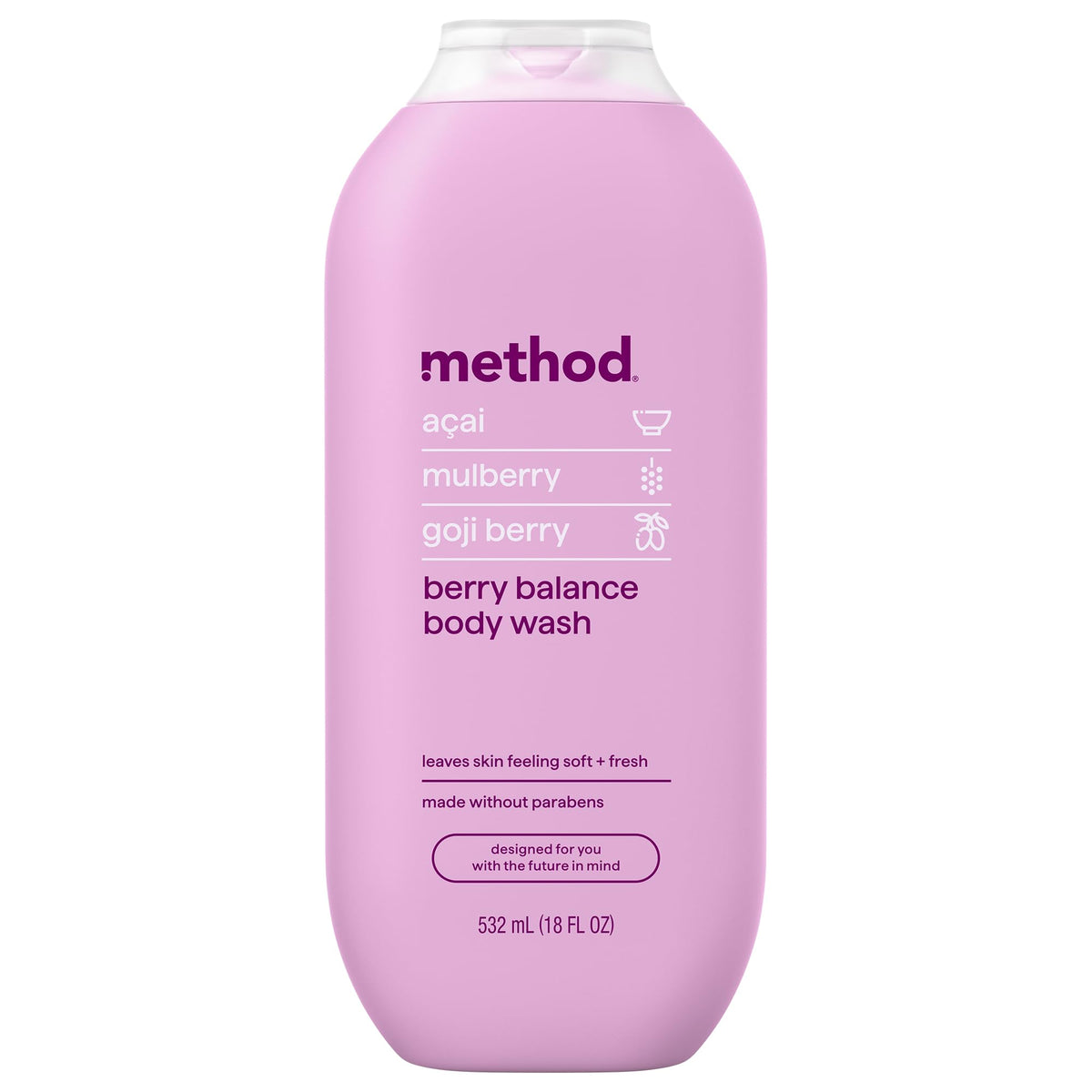 method Body Wash, Berry Balance, 18 fl oz