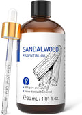 HIQILI Sandalwood Essential Oils for Skin, Diffuser & Candle Soap Making
