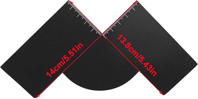 Barber Enhancement Card with Measurement Indicator, W Shape Hairline Shaping Tool Reusable Color Spray Edge Hair Liner Card Black Beard Guide Template for Men Barber Styling Accessories