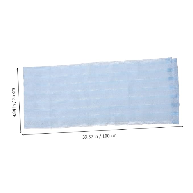 AUTSUPPL Portable Back Bath Towel Double-Sided Exfoliating Shower Scrubber Straps for for Deep Cleaning Back Neck and Shoulders