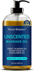 Unscented Massage Oil for Massage Therapy & Gua Sha 8 fl oz