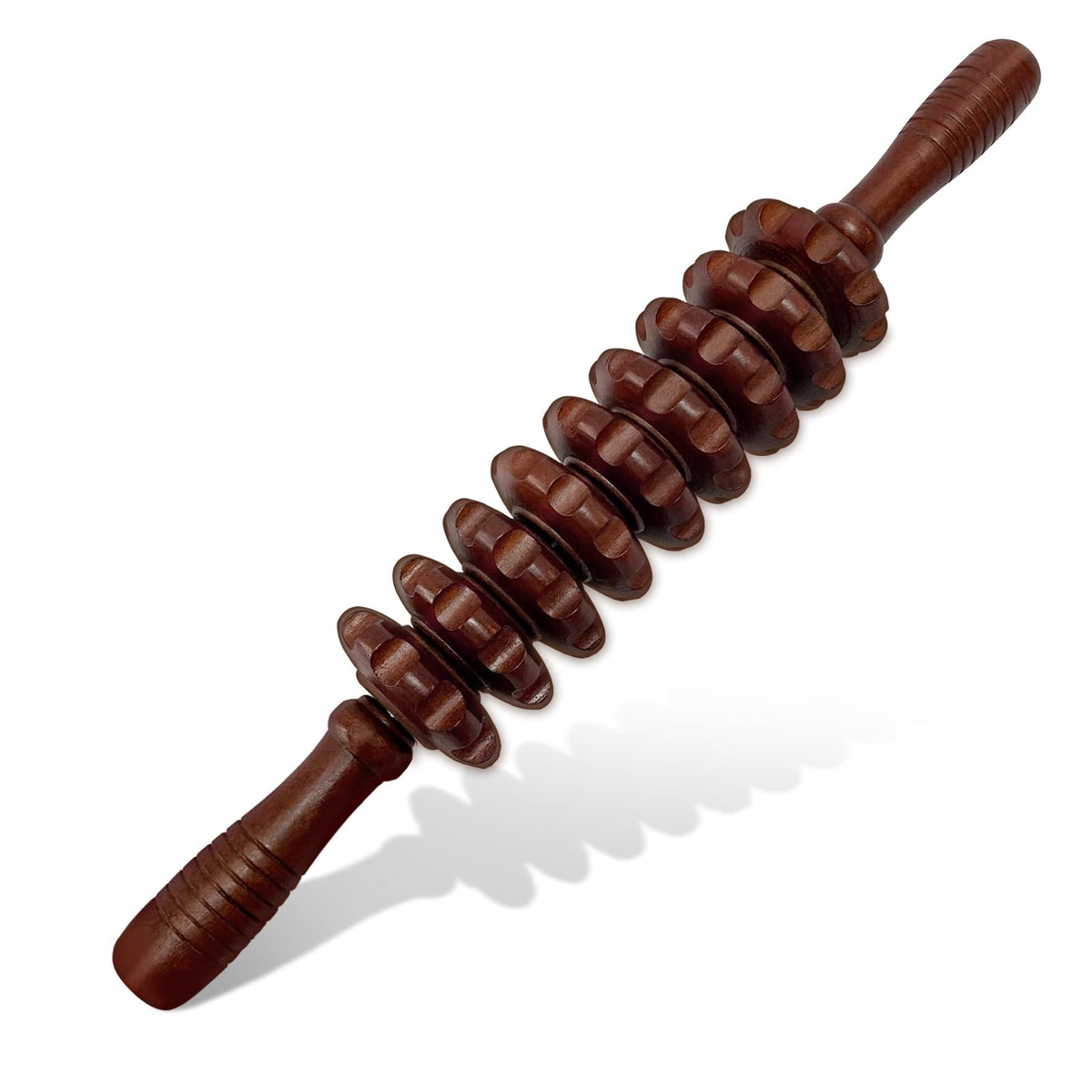 Wood Therapy Massage Roller Stick for Muscle Relief & Cellulite Reduction