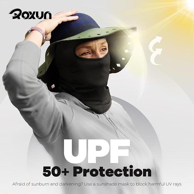 ROXUN Balaclava Ski Mask, 2 Pack Summer Motorcycle UV Protection Shiesty