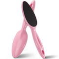 HovuuTuig Glass Foot File, Foot Scrubber for Hard Skin Remover - Foot Callus Remover, Pedicure Tools for Feet Dead Skin, Foot Care for Women and Men, Gentle Effective Heel Scraper (Pink)