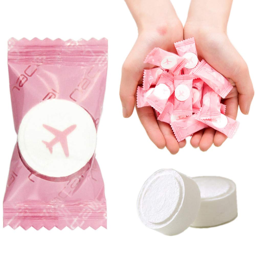VanFn Disposable Towel, Compressed Towel, Mini Disposable Compressed Washcloth, Cotton Portable Disposable Compressed Towels Perfect for Travel, Home & Outdoor Activities, Nacai Series (50)