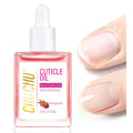 CHUCHU Vegan Cuticle Oil for Nail: Pomegranate Scent Natural Vitamin B & E Nail Oil - Hydrates Moisturizes Repairs for Nails Damage Dry Cuticle 0.51 Fl Oz