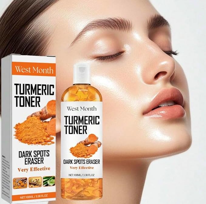 Turmeric Refreshing Toner, Deep Moisturizing with Hyaluronic Acid & Natural Turmeric, Evens Skin Tone, Anti-Wrinkle, Long-Lasting Hydration, Soothing, All Skin Types