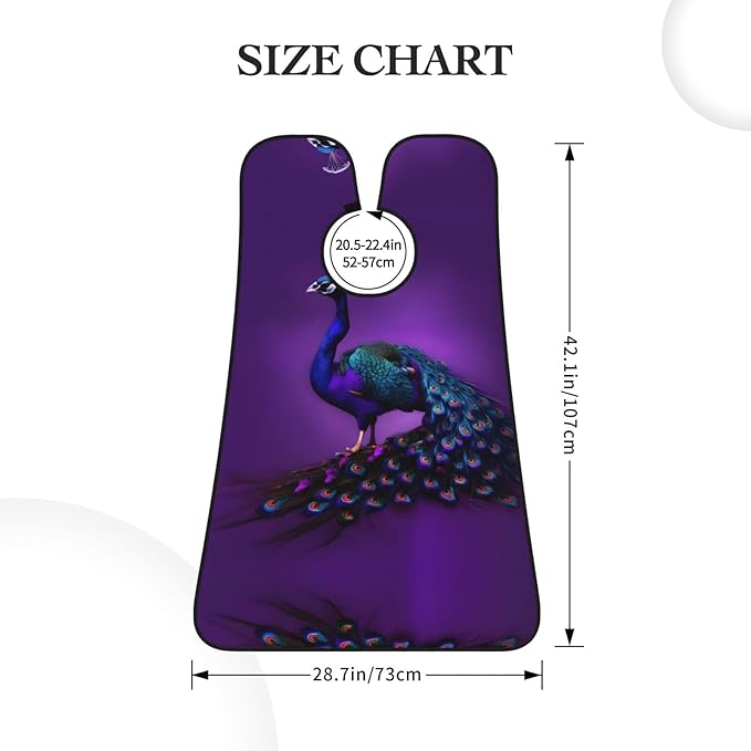Tahiti Beach Print Beard Bib Shaving Apron, Beard Hair Trimming Cape Gift For Dad