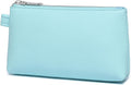 PU Leather Makeup Simple and Convenient Handbag Small Exquisite Storage Bag (PU/Clear Water Blue)