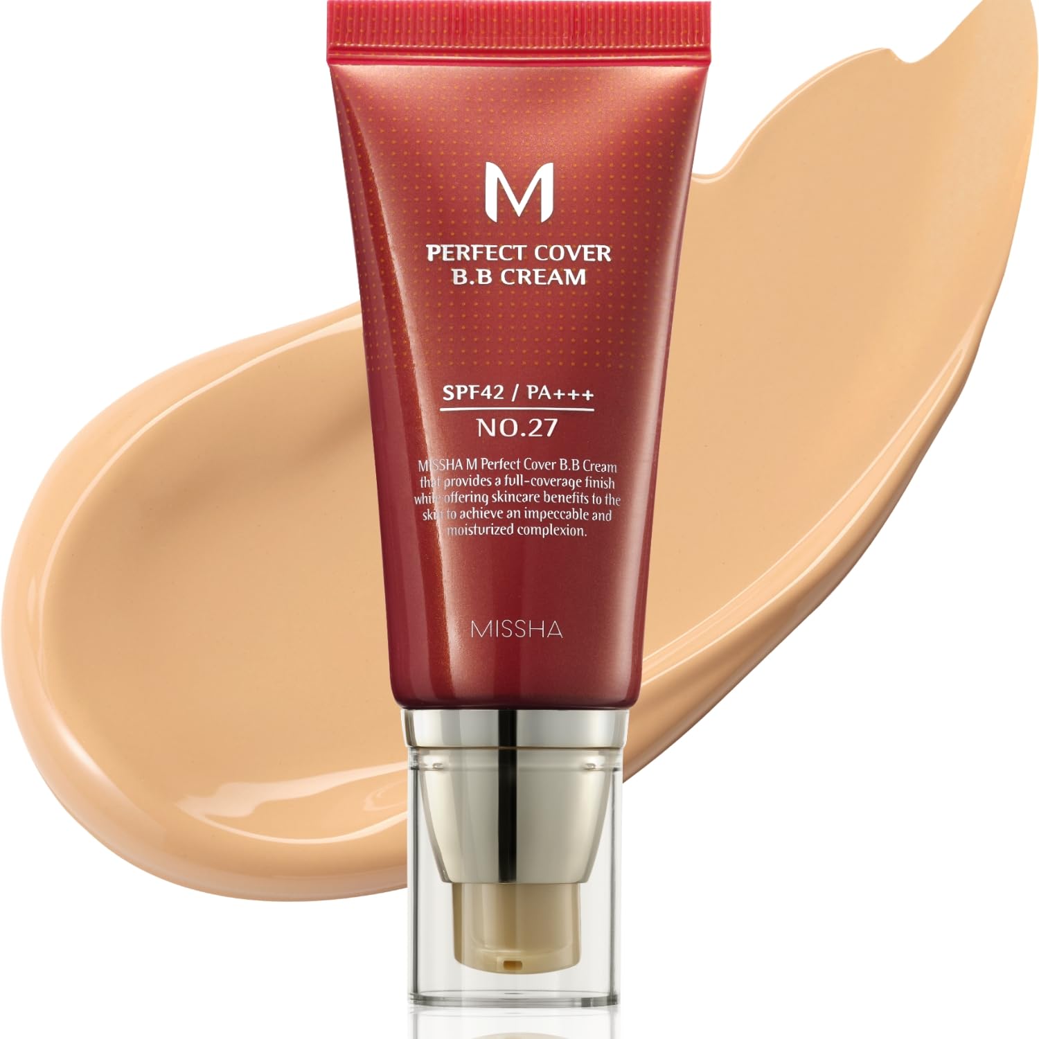MISSHA M Perfect Cover BB Cream No.27 Honey Beige SPF 42 PA+++ 1.69 oz