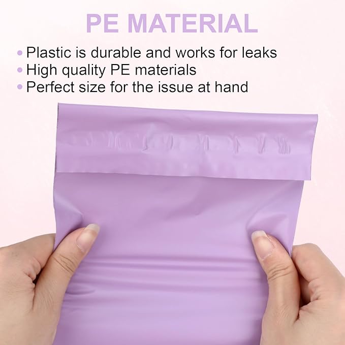 100pcs Sanitary Napkin Disposal Bags, Period Bag Sanitary Napkin Storage Bag for Feminine Products, Block Odors Great Adhesion Tampon Disposal Bags Privacy Protection for Women(Purple)