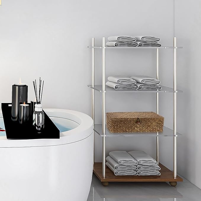 Sumnacon Seagrass Storage Basket with Lid Wicker Storage Baskets with Sections,Small Woven Shelf Basket for Toiletries Tampon, Seagrass Basket for Shelf Bathroom Toilet Table Counter,Coffee