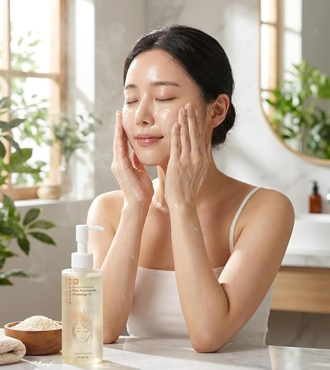 Glamfox Rice Niacinamide Cleansing Oil - Brightening and Moisturizing