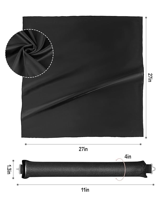 Seritant Heatless Curls Overnight with Satin Head Scarf, Velvet Hair Rollers for Blowout Look, No Heat Curling Rod for Long Thick Hair, Soft Sleep In Flexi Rods