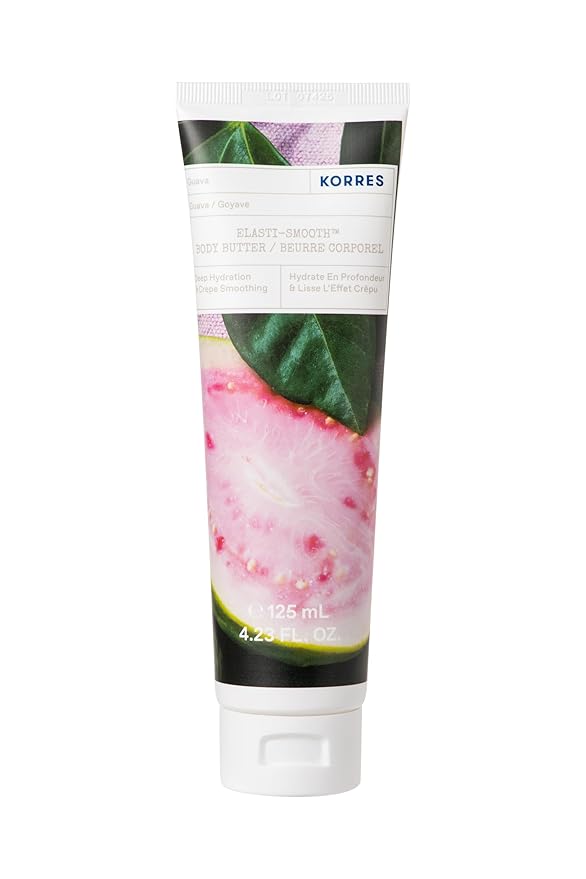 KORRES Elasti-Smooth Guava Body Butter Cream, 4.23 fl oz