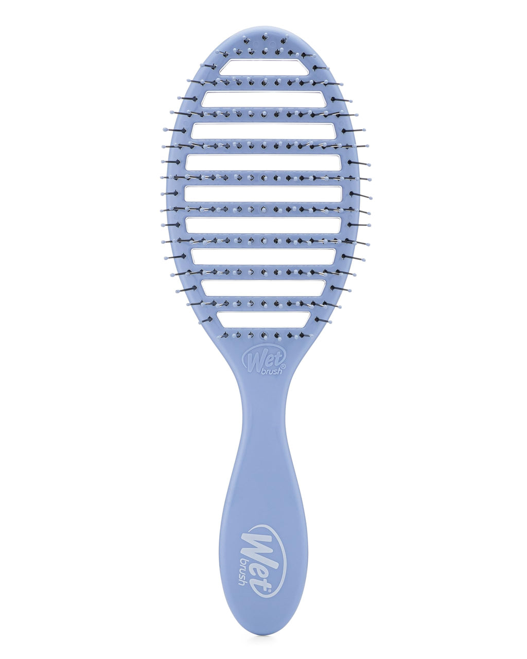 Wet Brush Speed Dry Hair Brush - Sky Blue - Vented Design and Ultra Soft HeatFlex Bristles Are Blow Dry Safe With Ergonomic Handle Manages Tangle and Uncontrollable Hair - Pain-Free