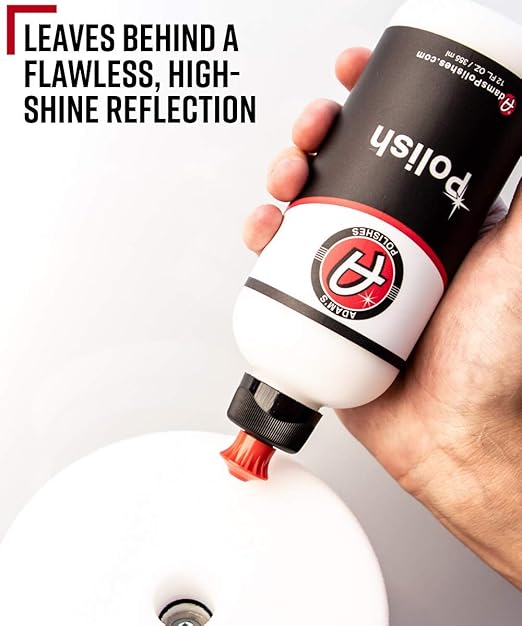 Adam's Polishes 12oz - Paint Perfecting Polish Perfect Mirror Finish for Clear Coat, Single Stage, PPF, Clear Bra or Gel Coat - No Micro Marring, Stunning Results with Minimal Effort