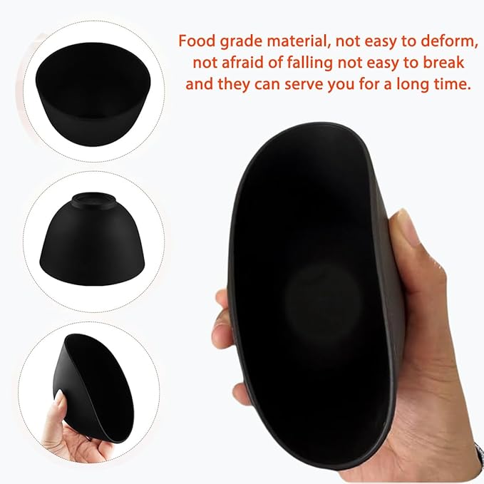 8 Piece Silicone Mixing Bowl Set, 3.93-Inch Microwaveable Silicone Bowls, Facial Bowls for Aestheticians, for Facial Masks, Mud Masks and Other Skin Care Products