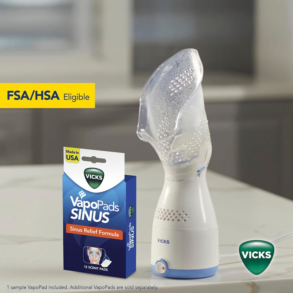 Vicks Sinus Inhaler for Sinus Relief, Works with VapoPads (1 Included)