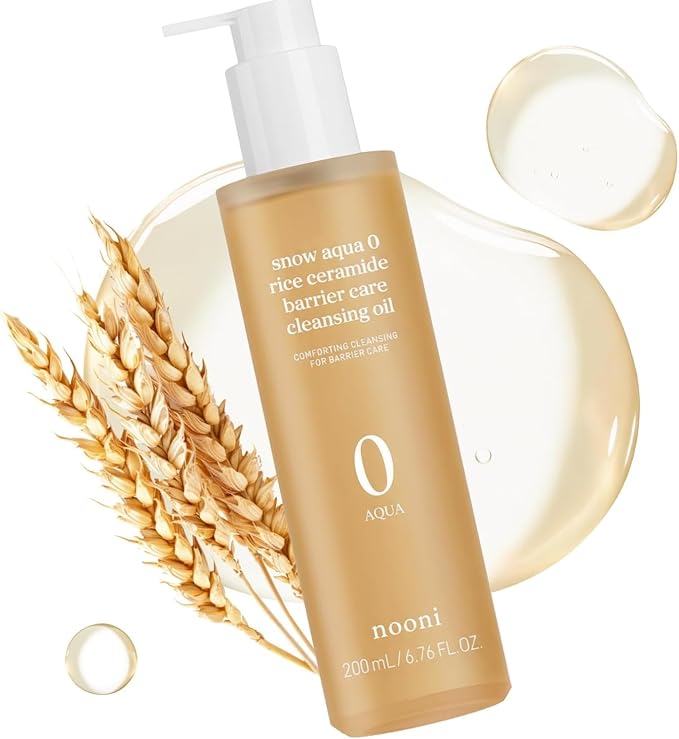 NOONI Korean Double Cleansing Duo Set - Oil Cleanser & Whipping Foam Face Wash | Pore Cleansing Oil & Foam for Sensitive Skin, Makeup Remover Oil, K-Beauty Glass Skin Care, Christmas Gifts