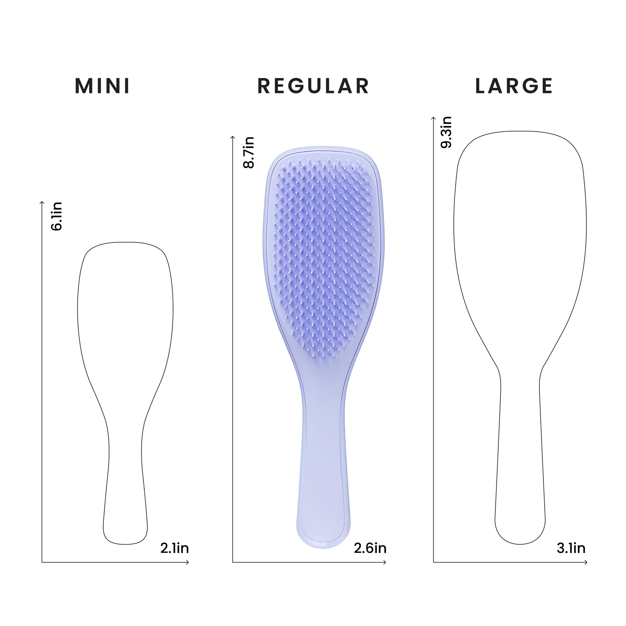 Tangle Teezer Ultimate Detangler Brush, Straight to Wavy, Sweet Lavender