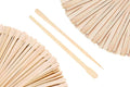 Mibly 1000 Pcs Wooden Wax Sticks - Eyebrow, Lip, Nose Small Waxing Applicator Sticks for Hair Removal and Smooth Skin - Spa and Home Usage