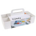 BLUE GINKGO Stackable Organizer Caddy, Long, White, Made in Korea