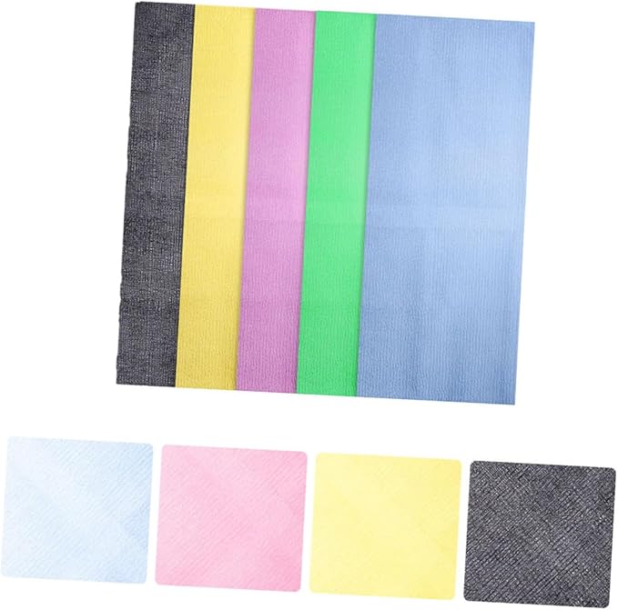 FRCOLOR 5pcs Back Scrubber Exfoliating Body Washer Strap for Cleaning for Shower and Bath Use Promotes Skin Health and Circulation Random Color