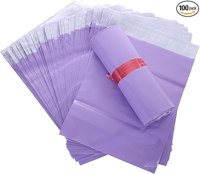 Hipruict Disposable Sanitary Bags，100 Pcs Purple Sanitary Napkin Disposal Bags, Self-Sealing Seals, Women Sanitary Disposal Bags, Privacy Protection, Disposal Sanitary Napkins, Tampons