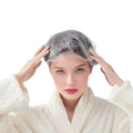 100PCS Disposable Shower Caps, Plastic Clear Hair Cap Large Thick Waterproof Bath Caps for Women & Men Unisex Reusable Travel Essentials for Deep Conditioning, Hair Treatment, Hotel, Spa, and Home Use