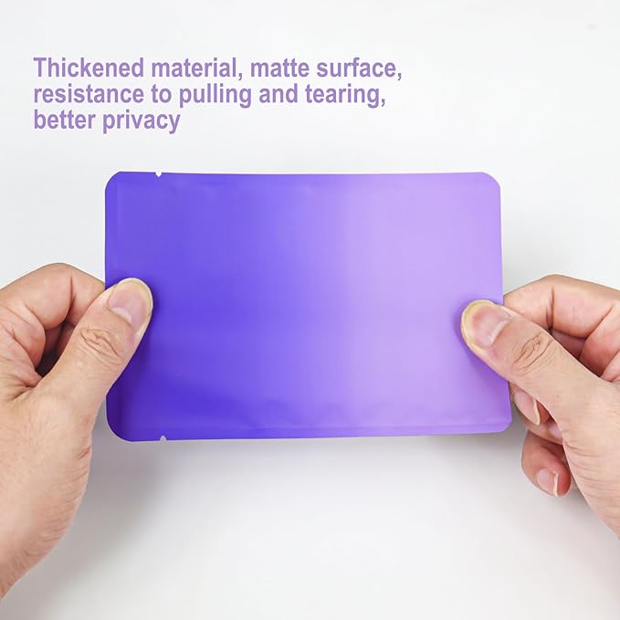 Tampon Disposal Bags, Set of 100 Sanitary Disposal Bags, Close Block Odor, Waterproof and Leak-Proof, Small and Easy to Carry, Hide Tampon and Small Pads (Gradient Purple)