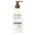 Aveeno Stress Relief Moisturizing Body Lotion with Prebiotic Oat & Lavender Scent for Sensitive Skin, Calms & Relaxes with 48 Hour Hydration, Fast Absorbing & Non-Greasy, 12 fl. oz