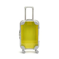 Kiyza False Eyelash Storage Box, Portable Travel Organizer Mini Luggage False Eyelash Tray Makeup Tool (YELLOW)