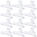 Ondder Rose Red Butterfly Hair Claws Clamps for Sectioning, Coloring, and Styling - Pro Salon Hair Accessories for Women, Girls, Men