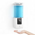 LAOPAO Soap Dispenser, Automatic Soap Dispenser Wall Mount Rechargeable Foaming Soap Pump for Bathroom Kitchen, Touchless Foam Soap Dispenser for Dish/Hand/Shower Soap, Home & Commercial, 540ml, White