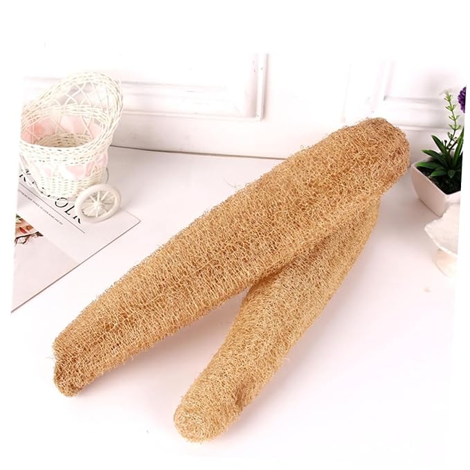 minkissy Exfoliating Back Scrubber Band for Shower Long Strap Loofah Bath Washer Deep Cleanse Skin Pores Breathable Quick Drying for All Body Types